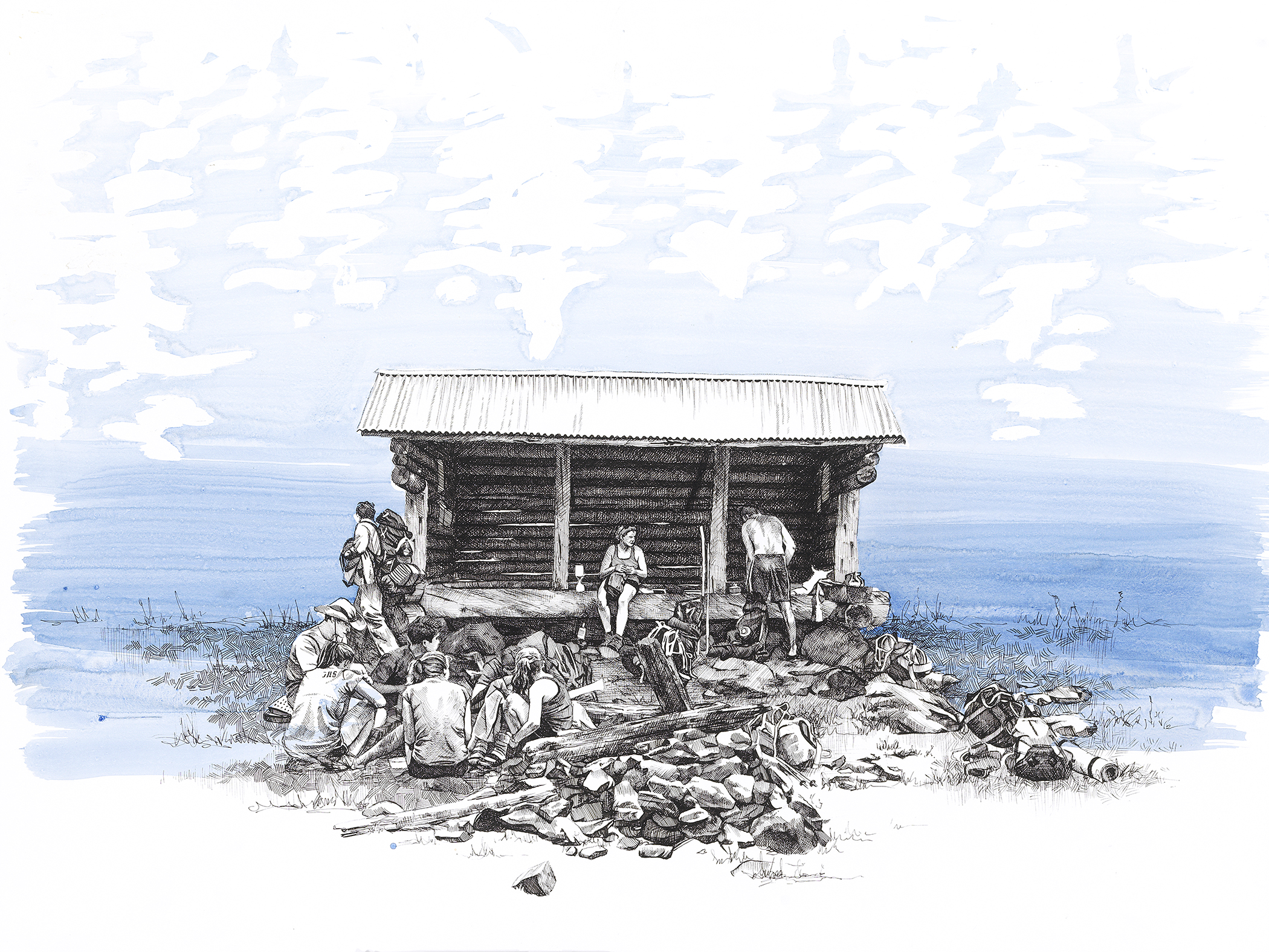 Sarah Kaizar - Appalachian Trail - Spaulding Mountain Lean-To - Maine