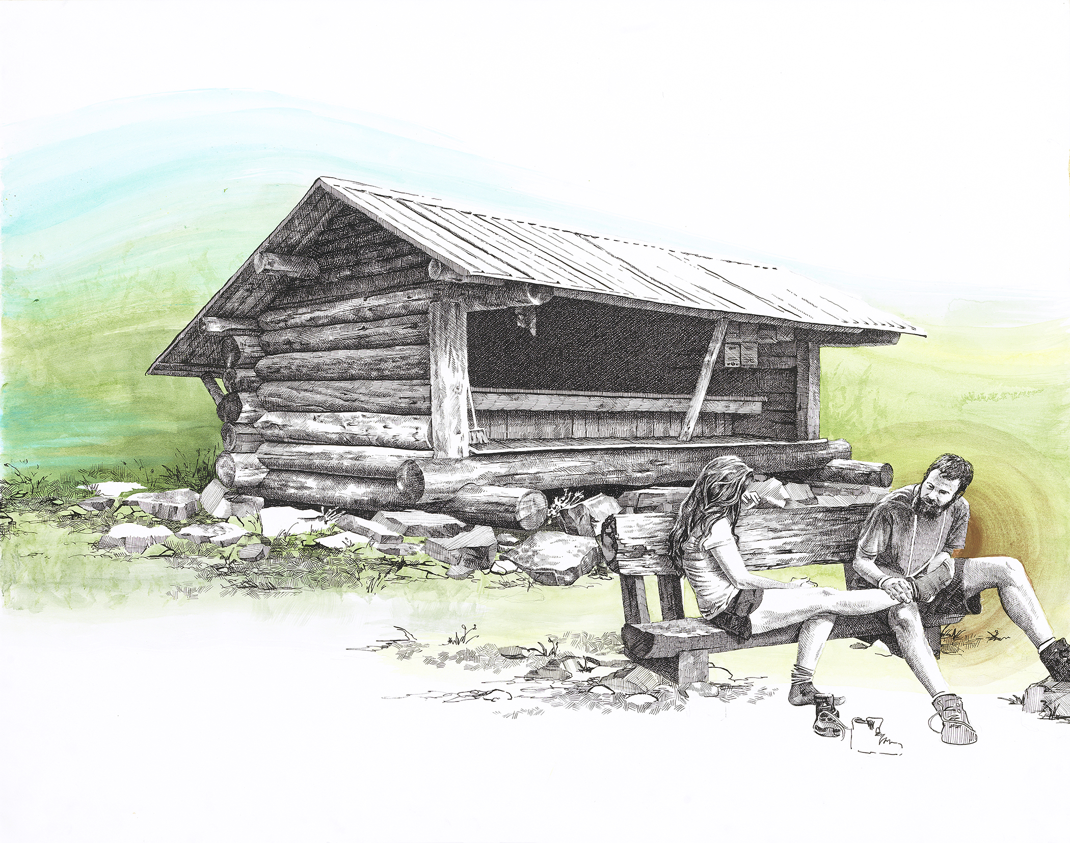 Sarah Kaizar - Appalachian Trail - Cold Spring Shelter - North Carolina