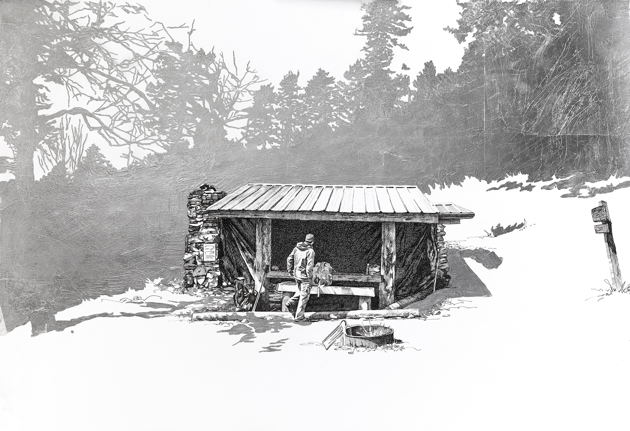 Sarah Kaizar - Appalachian Trail - Tricorner Knob Shelter, North Carolina