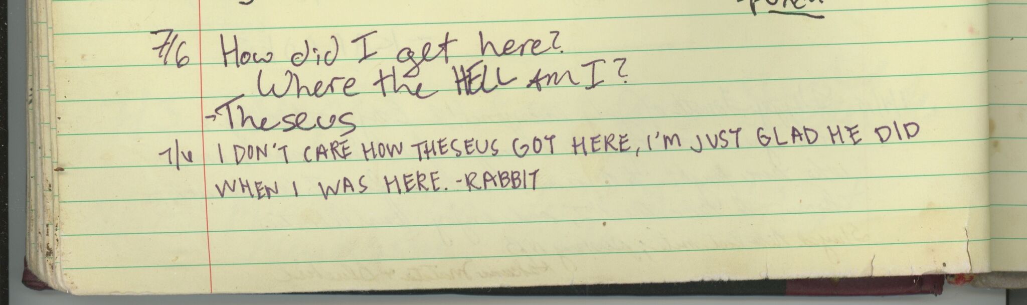 Appalachian Trail shelter log books. Sarah Kaizar, Hiker Trash